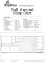 Thumbnail Build Roll Around Shop Cart at Home DIY Plan - Woodworking 